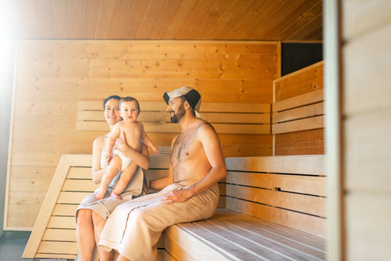 sauna dzieci